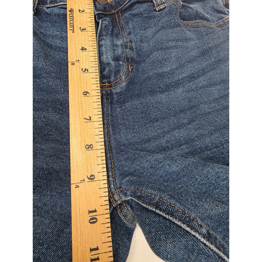Cello Women Dark Wash Straight Leg High Rise Denim Jeans Size 9 - Picture 7 of 8